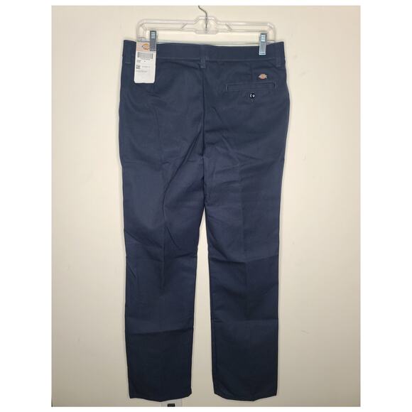 NWT Dickies navy blue FP92 Industrial flat front work pants - 8 / 32 - Picture 5 of 6